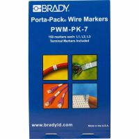 Logo Porta-pack wire marker books 39.7 mm pwm-pk-7, noir, w126058085