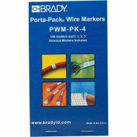 Logo Porta-pack wire marker books 39.7 mm pwm-pk-4, noir, w126058082