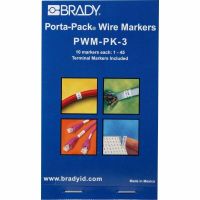 Logo Porta-pack wire marker books 39.7 mm pwm-pk-3, noir, w126058081