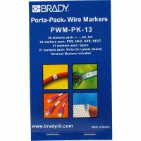 Logo Porta-pack wire marker books 39.7 mm pwm-pk-13, noir, w126058091