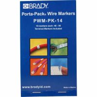 Logo Porta-pack wire marker books 39.7 mm pwm-pk-14, noir, w126058092