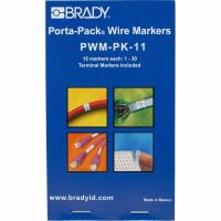 Logo Porta-pack wire marker books 39.7 mm pwm-pk-11, noir, w126058089