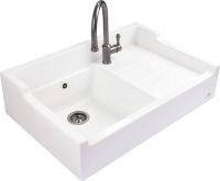 Logo Timbre d'office blanc - evier  poser esprit chambord 1 grand bac