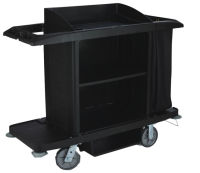 Logo Rubbermaid sac � linge en tissu, noir 71240261