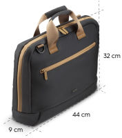 Logo Hama sacoche pour laptop 'ultra lightweight', noir 16222053