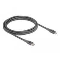 Logo Cble usb c lightning certifi mfi gris 2m de86632
