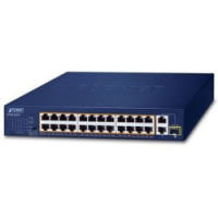Logo Switch webadmin 24 ports 100mbits poe at 1xsfp fgsd2621p
