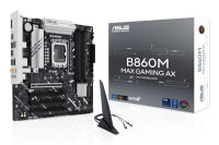Logo Asus b860m max gaming ax intel lga1851 matx motherboard advanced ai 4xddr5 pcie 5.0 x16 3xm.2 1xdisplayport 4xsata 48042942