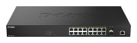Logo D-link 16 ports 2.5gbps poe9 0w+ 2 ports 10g sfp+ smart managed switch 48042036