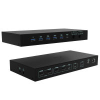 Logo I-tec usb-c kvm docking station for 3 hosts 2xhdmi 1xglan 1xusb-c gen2 3x usb-a gen2 2x usb-a 1.1 1xaudio 1xmic pd 1x 92w/2x 65w
