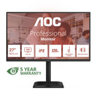 Logo Aoc 27e4u 27p fhd ips 120hz 4ms 300cd/m2 d-sub hdmi dp speakers pivot 48070184