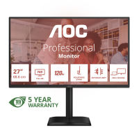 Logo Aoc 27e4cv 27p fhd ips 120hz 4ms 300cd/?m2 hdmi dp usb-c pd90w rj45 hub usb speakers 48083972