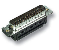 Logo Dsub plug&comma; idc contacts&comma;flat 09-pole&comma;e-dsf 09 lpiii&sol;z unc 29065.1