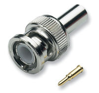 Logo Bnc crimp plug&comma; straight rg174&comma; 50 ohm bnc 52576.1
