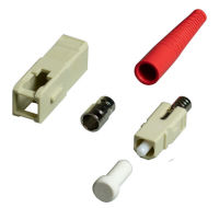 Logo Sc-connector simplex multimode&comma; 3mm&comma; red grommet 53206.12