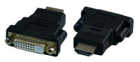 Logo Adaptateur hdmi?-dvi, hdmi?-a vers dvi-d 24+1, mf, noir eb470v2