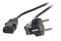 Logo Power cable cee7&sol;7 90&oslash; - c13 180&oslash;&comma; lszh&comma; black&comma; 1&period;8 m&comma; 3 x 1&period;00 mm&sup2;