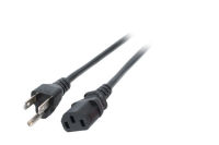 Logo Power cable usa&sol;nema 5-15p - c13 180&oslash;&comma; black&comma; 1&period;8 m&comma; svt awg18 x 3c ek518.1,8