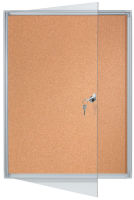 Logo Franken vitrine d'affichage x-tra!line, 4 x a4, dos en li�ge 70010950