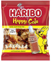 Logo Haribo bonbon g�lifi� aux fruits happy cola, sachet 175 g 9540078