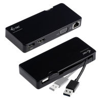 Logo I-tec usb 3.0 advance travel docking station hdmi or vga full hd+ 2048x1152 1xusb3.0 gigabit ethernet for notebook tablet 216399