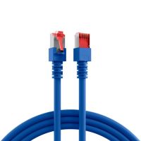 Logo Cordon de raccordement rj45 cat.6 s/ftp lszh bleu 0,5 m k5513.0,5