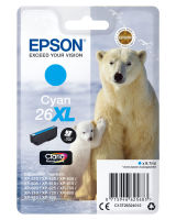 Logo Epson 26xl cartouche dencre cyan haute capacit� 9.7ml 700 pages 1-pack rf-am blister 2666482