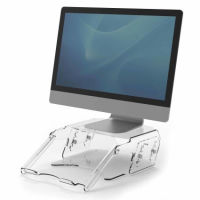 Logo Fellowes support moniteur ajustable avec porte-documents clarity� 3786795