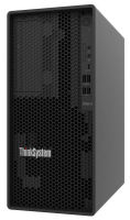 Logo Lenovo thinksystem st50 v2 xeon e-2324g 4c 3.1ghz 65w 1x16go 3200mhz udimm 2x960go 5400pro sata ssd sw raid 1x500w psu nodvd 3yr