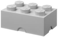 Logo Lego brique de rangement storage brick 6, 8,47 l, gris 58300005