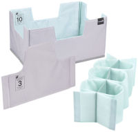 Logo Keeeper set organiseur de courses 'nea', xl, gris/bleu d'eau 6441403