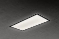 Logo Skydome blanc - hotte de plafond elica skydome 100 cm hauteur 30 cm