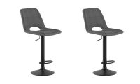 Logo Milo gris - lots de 2 assises hauteur rglable milo avec assise tissu