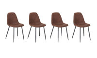 Logo Jules camel - lots de 4 assises hauteur table jules avec assise simili
