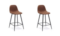 Logo Jules camel - lots de 2 assises hauteur plan jules avec assise simili