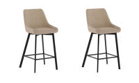 Logo Felix beige - lots de 2 assises hauteur plan felix avec assise tissu