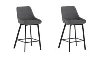 Logo Felix gris - lots de 2 assises hauteur plan felix avec assise tissu