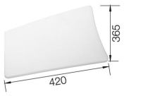 Logo Planche a decouper plastique blanc luna dte 137478