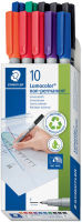 Logo Staedtler marqueur non-permanent 316f lumocolor, �tui de 10 57890671