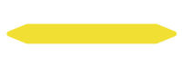 Logo Rouleau marq. tuyau jaune 12 x 150mm 950 �tiq. broltz16012fpip