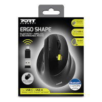 Logo Souris bluetooth & 2,4g rechargeable ergo droitier p910007