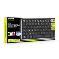 Logo Clavier bluetooth rechargeable mini pro p911001fr