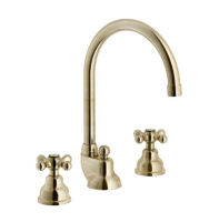 Logo M�langeur grazia - m�langeur vasque 3 trous grazia ancien bronze