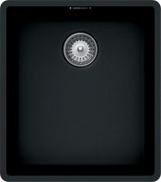 Logo Nocturne nera - cuve sous-plan luisina 1 bac coloris nera evsp8100p