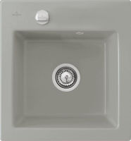 Logo Subway fossil - cuve � encastrer villeroy & boch 1 bac coloris fossil