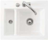 Logo Subway xm flat blanc - cuve � fleur villeroy & boch 1 bac, 1