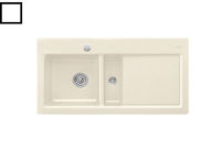 Logo Subway stone white - evier � encastrer villeroy & boch 1 bac, 1