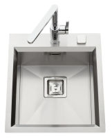 Logo Glamour inox lisse - cuve � encastrer luisina 1 bac coloris inox lisse