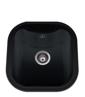 Logo Eviers sp�ciaux noir - evier sp�cial luisina 1 bac coloris noir ev576