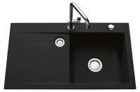 Logo �l�gance nigra - evier � encastrer luisina 1 grand bac, 1 �gouttoir